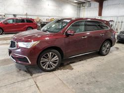 Acura Vehiculos salvage en venta: 2018 Acura MDX Technology