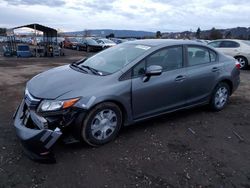 2012 Honda Civic Hybrid en venta en San Martin, CA