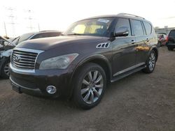 Salvage cars for sale at Elgin, IL auction: 2012 Infiniti QX56