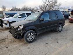 Salvage cars for sale at Wichita, KS auction: 2006 Honda CR-V EX