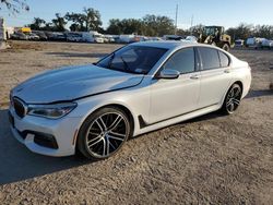 Salvage cars for sale at Riverview, FL auction: 2016 BMW 750 XI