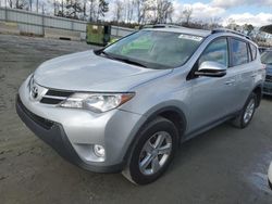 Salvage cars for sale at Spartanburg, SC auction: 2014 Toyota Rav4 XLE