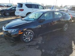 Salvage cars for sale at Woodhaven, MI auction: 2017 Honda Civic EX