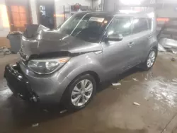 Salvage cars for sale at Pekin, IL auction: 2016 KIA Soul +