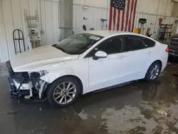 Salvage cars for sale at Mcfarland, WI auction: 2017 Ford Fusion SE