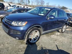 Salvage cars for sale at Spartanburg, SC auction: 2013 Volkswagen Touareg V6