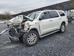 Salvage cars for sale at Cartersville, GA auction: 2010 Toyota Sequoia Platinum