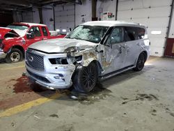 Salvage cars for sale at Marlboro, NY auction: 2019 Infiniti QX80 Luxe