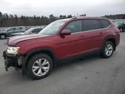 Salvage cars for sale at Windham, ME auction: 2018 Volkswagen Atlas SE