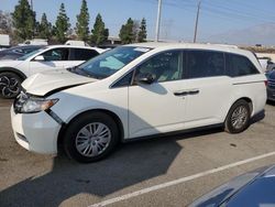 Honda salvage cars for sale: 2016 Honda Odyssey LX