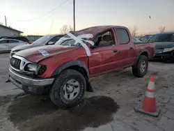 Salvage cars for sale at Pekin, IL auction: 2004 Toyota Tacoma Double Cab Prerunner