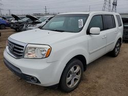 Salvage cars for sale at Elgin, IL auction: 2013 Honda Pilot EXL