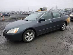 Salvage cars for sale from Copart Eugene, OR: 2005 Honda Accord EX