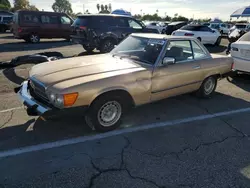 Salvage cars for sale at Van Nuys, CA auction: 1981 Mercedes-Benz 380 SL