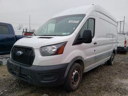 Salvage cars for sale from Copart Leroy, NY: 2023 Ford Transit T-250