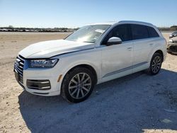 Salvage cars for sale at San Antonio, TX auction: 2019 Audi Q7 Premium Plus