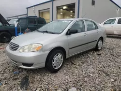 Toyota Corolla ce salvage cars for sale: 2003 Toyota Corolla CE