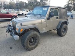 Salvage cars for sale at Van Nuys, CA auction: 2006 Jeep Wrangler / TJ Sport