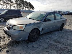 Chevrolet salvage cars for sale: 2007 Chevrolet Malibu LS