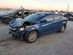 Salvage cars for sale at Sikeston, MO auction: 2015 Hyundai Elantra SE