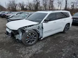 Jeep Vehiculos salvage en venta: 2022 Jeep Grand Cherokee L Overland