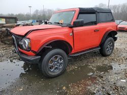 Salvage cars for sale at Exeter, RI auction: 2022 Ford Bronco Base