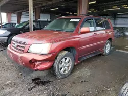 Toyota salvage cars for sale: 2002 Toyota Highlander Limited