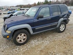 Salvage cars for sale at Memphis, TN auction: 2007 Jeep Liberty Sport