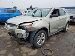 Salvage cars for sale at Woodhaven, MI auction: 2013 Chevrolet Equinox LS