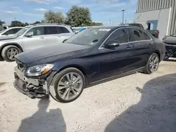 Salvage cars for sale at Apopka, FL auction: 2017 Mercedes-Benz C300