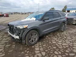 Ford Explorer salvage cars for sale: 2021 Ford Explorer XLT