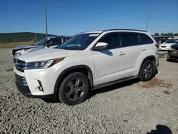 Salvage cars for sale from Copart Tifton, GA: 2017 Toyota Highlander Limited