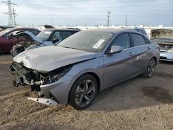 Salvage cars for sale at Elgin, IL auction: 2022 Hyundai Elantra Limited