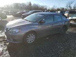 Salvage cars for sale at Chalfont, PA auction: 2017 Nissan Sentra S