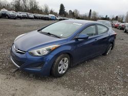 Salvage cars for sale from Copart Portland, OR: 2016 Hyundai Elantra SE