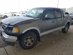 Ford f150 Supercrew salvage cars for sale: 2002 Ford F150 Supercrew