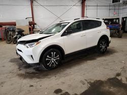 Salvage cars for sale at Center Rutland, VT auction: 2017 Toyota Rav4 LE