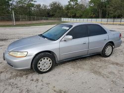 Salvage cars for sale from Copart Fort Pierce, FL: 2002 Honda Accord LX