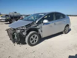 Salvage cars for sale at New Braunfels, TX auction: 2014 Toyota Prius