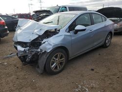 Salvage cars for sale at Elgin, IL auction: 2017 Chevrolet Cruze LT