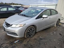 Honda salvage cars for sale: 2015 Honda Civic EX