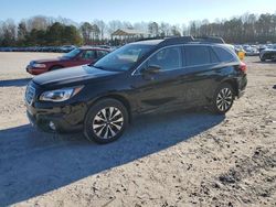 Salvage cars for sale at Charles City, VA auction: 2017 Subaru Outback 2.5I Limited