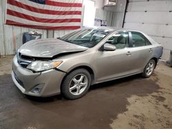 Salvage cars for sale from Copart Cleveland: 2013 Toyota Camry L