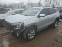 Salvage cars for sale at Central Square, NY auction: 2022 GMC Terrain SLE