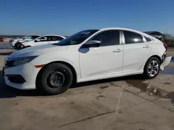 2016 Honda Civic LX en venta en Grand Prairie, TX