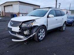 Chevrolet salvage cars for sale: 2017 Chevrolet Traverse LT