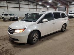 Salvage cars for sale at Lansing, MI auction: 2014 Honda Odyssey EXL