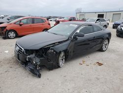 Salvage cars for sale at Kansas City, KS auction: 2014 Audi A5 Premium