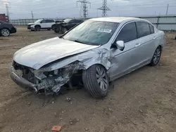 Salvage cars for sale at Elgin, IL auction: 2012 Honda Accord EXL