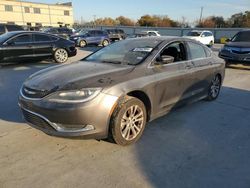 Salvage cars for sale at Wilmer, TX auction: 2015 Chrysler 200 Limited